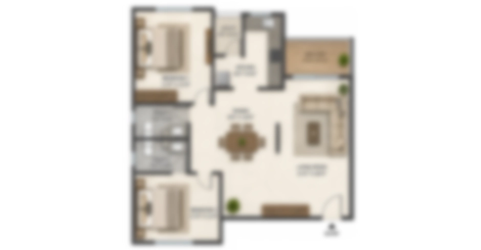 Richmond County Homes 3.5 BHK Floor Plan